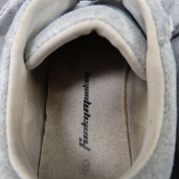 Funky Monkey Shoes Kids 9 Slip On Sneakers Bow Grey Girls Trainer Casual Comfort - Picture 13 of 13